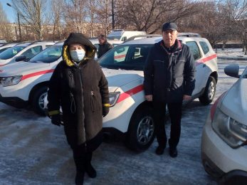 Отримання автомобіля для лікарської амбулаторії смт Билбасівка