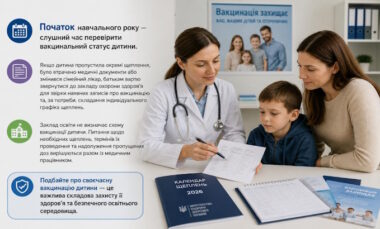 Вакцинації дітей