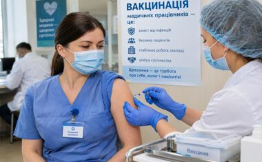 Вакцинація медичних працівників:  професійна відповідальність і особистий захист